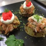Lachstatar auf Rösti